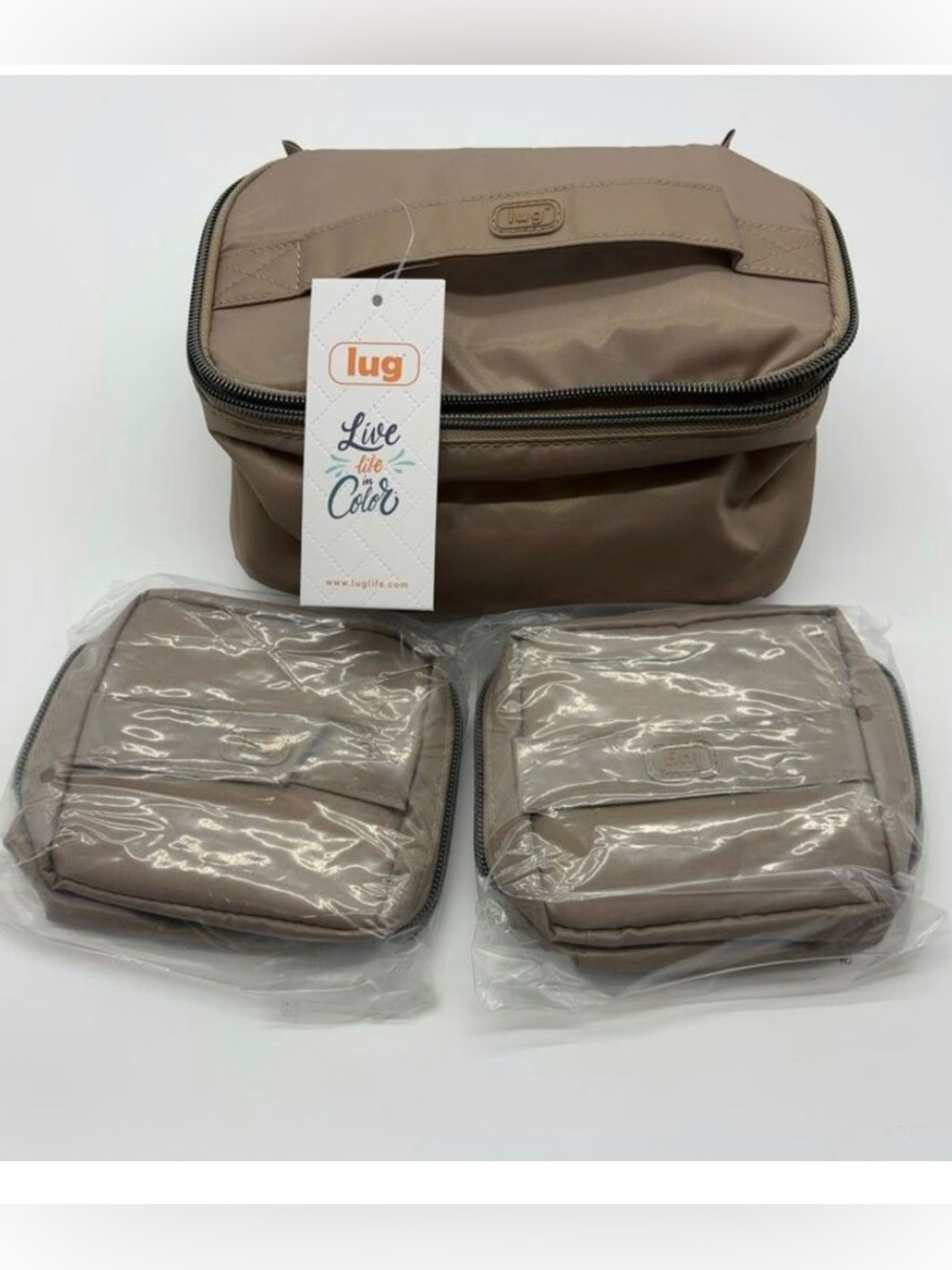 lug dolly Travel Toiletry Pouch Set - 3 Piece
